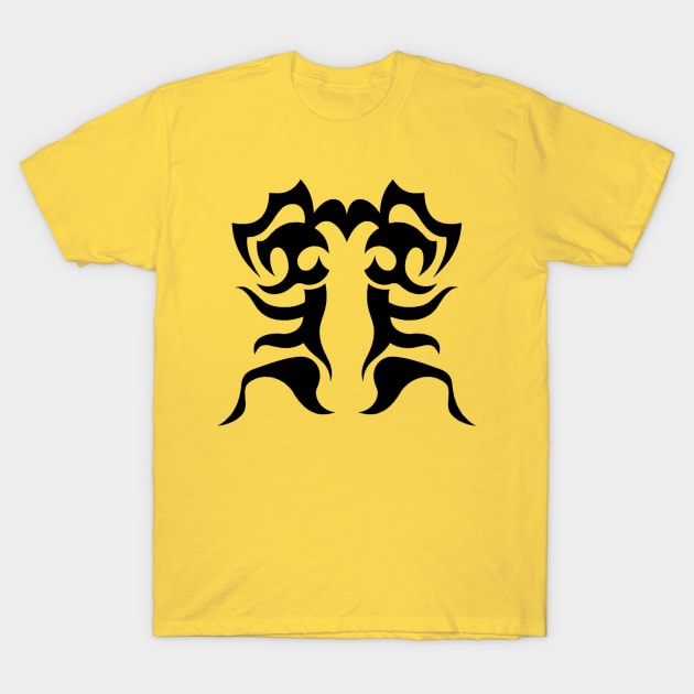 tribal tattoo T-Shirt by wizooherb